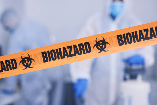 Professional Blood Cleanup technician working in Monument Beach, MA